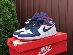 р. 40,41 Кроссовки Nike Air Jordan сине/белые KS 11307