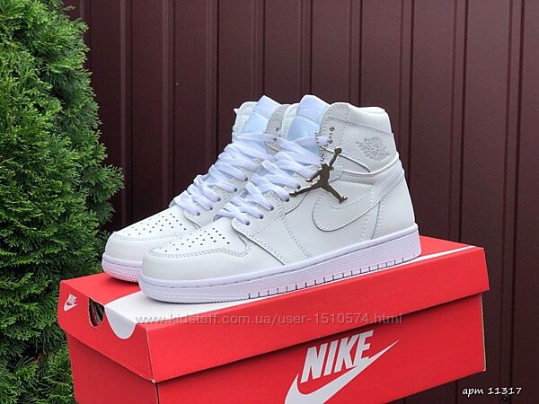 р. 37,38   Кроссовки Nike Air Jordan 1 Retro High OG белые  KS 11317