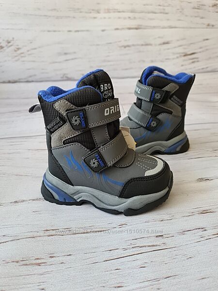 р.22  Термоботинки / сноубутсы для мальчиков фирмы Tom. m 10251E