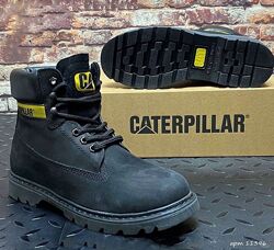 р. 39  Ботинки Caterpillar черные зима KS 11396