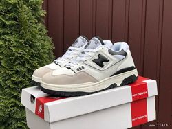 р.41-44 Кроссовки New balance 550 бело/черные  KS 11413