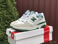 р.36-45 Кроссовки New balance 550 бело/зеленые  KS 11414