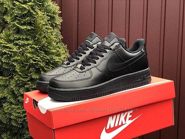 р.43 Кроссовки Nike Air Force черные  KS 11423