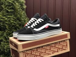 р.40,42  Кроссовки Vans Old Skool черно/белые  KS 11429