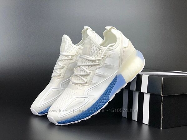 р. 44,45 Кроссовки Adidas Zx 2K Boost 2.0 бежево/синие  KS 11464