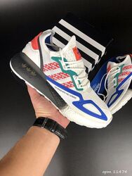 р.36  Кроссовки Аdidas Zx 2K Boost 2.0 бело/синие  KS 11474