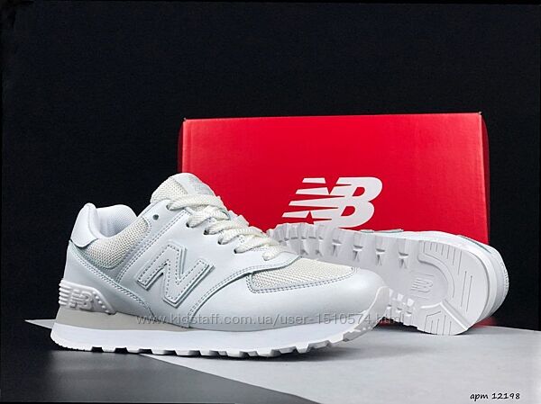 р.37 Кроссовки New Balance 574 classic белые KS 12198