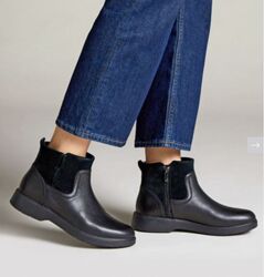 р.38,39  Clarks  кожаные ботинки оригинал