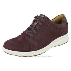 р.35.5 Clarks женские кожаные кроссовки оригинал
