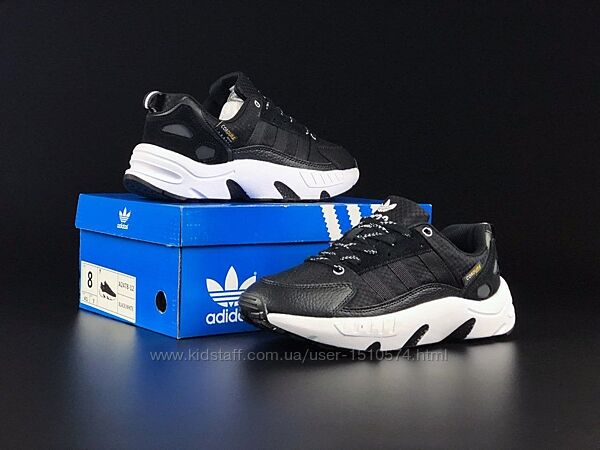 р.41-45 Кроссовки Adidas ZX 22 Boost черно/белые  KS 11614
