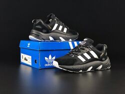 р.42-45 Кроссовки Adidas ZX 22 Boost черно/белые  KS 11616