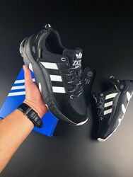 р.41-45 Кроссовки Adidas ZX 22 Boost черно/белые  KS 11616