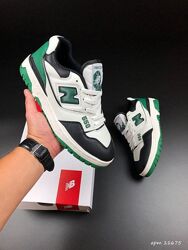 р.42   Кроссовки New Balance 550 бело/зеленые KS 11675
