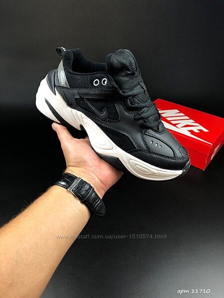 р.36-41 Кроссовки Nike M2k Tekno черно/бело/серые KS 11710