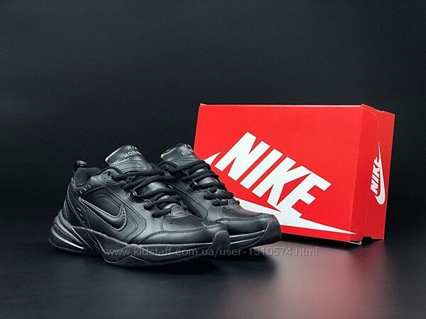 р.43-46 Кроссовки Nike Air Monarch черные термо  KS 11744