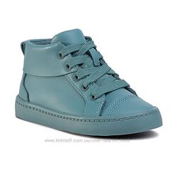 р.25 Clarks детские кожаные ботинки хайтопы оригинал