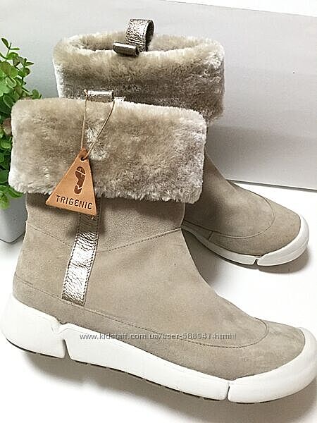 р.39, 39.5 Clarks  зимние сапожки оригинал