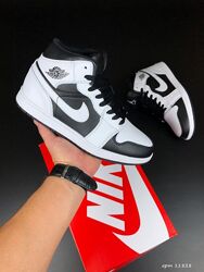 р.37,38 Кроссовки Nike Air Jordan бело/черные зима KS 11828