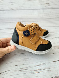  р.21  Ботинки для мальчиков Clibee  P545 camel