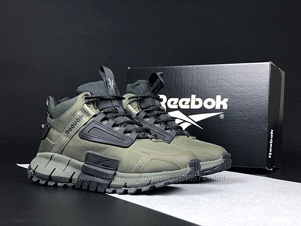 р.36,37,38  Кроссовки Reebok Zig Kinetica Fit зеленые зима KS 11971