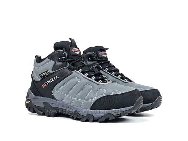 р.43,44 Кроссовки Merrell Moc II серые зима KS 11984