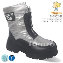 р.34,35 Дутики девичьи зима Tom. m 0302H Silver
