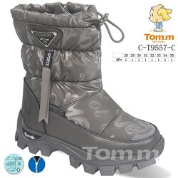 р.28, 35  Дутики девичьи зима Tom. m 9557C Grey