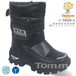 р.28 Дутики девичьи зима Tom. m 9558A Black