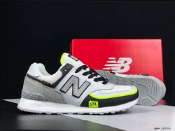 р.41-46 Кроссовки  New Balance 574 белые KS 12176