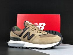 р.41,43,44 Кроссовки New Balance 574 classic песочно/черные KS 12053