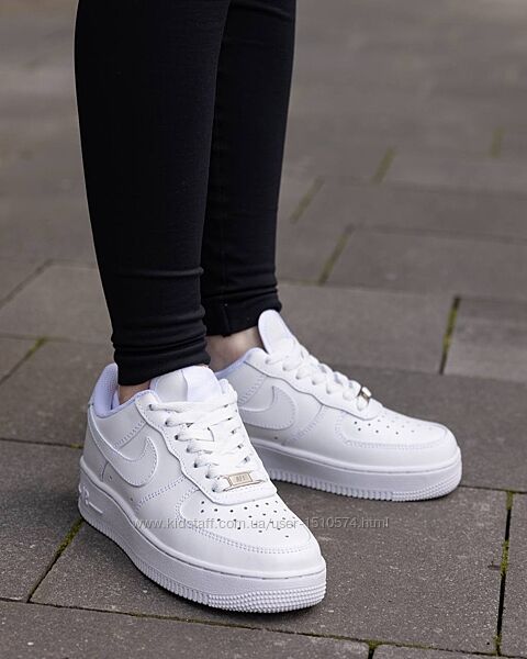 р.36-41 Кроссовки Nike Air Force 1 Low 07 White Edition NK118