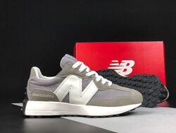 р.38-41 Кроссовки  New Balance 327 оливковые/серо/белые  KS 12216