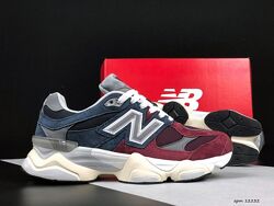 р.37,38,41,45 Кроссовки New Balance 9060 бордово/синие  KS 12232