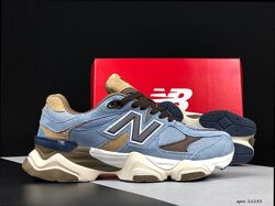 р.37-44 Кроссовки New Balance 9060 голубовато-коричневые  KS 12233