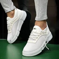 р.40-44 Кроссовки Lacoste White LC015