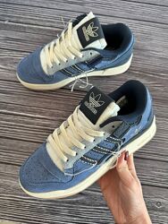 р.36  Кроссовки Adidas Forum 84 Low Blue Off-White AD052