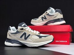 р.36-46  Кроссовки New Balance 990 бежевые KS 12252