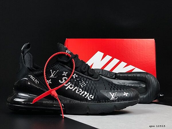 р.42-44 Кроссовки Nike Air Max 270 Supreme x LV черные KS 12313