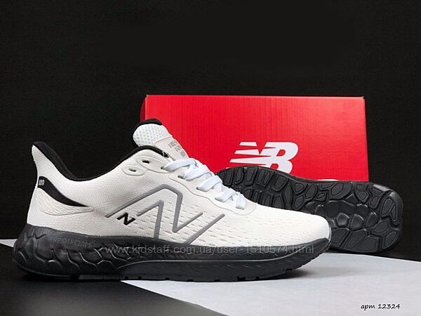 р.41-46 Кроссовки New Balance Fresh Foam 880 белые KS 12324