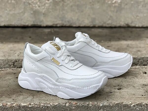 р.37,39,40 Подростковые женские кроссовки PUMA Р-2 white  