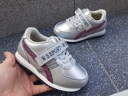р.21,22,23 Кроссовки Weestep R930153017 Silver  