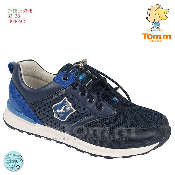 р.35,36 Кроссовки Tom. m 5433E Navy