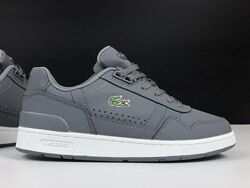 р.42-45 кроссовки Lacoste T-Clip серые KS 12377