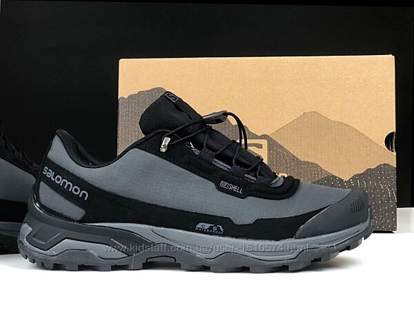 р.41-46 Кроссовки Salomon Soft Shell серые KS 12386