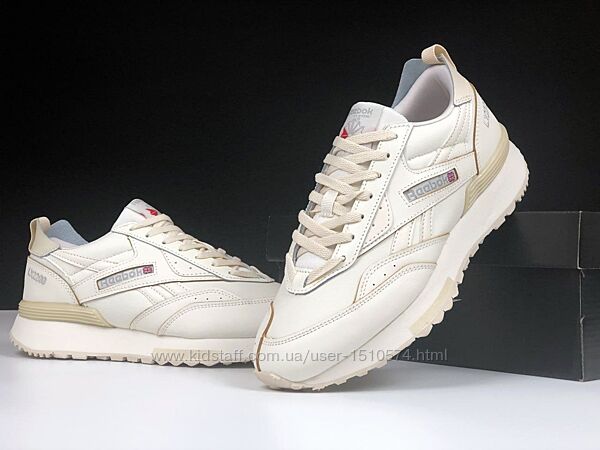 р.36-38, 43-46 Кроссовки Reebok LX2200 бежевые KS 12390