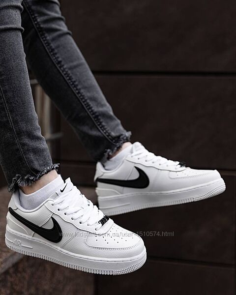 р.39 Кроссовки Nike Air Force 1 Low 07 White Black NK182