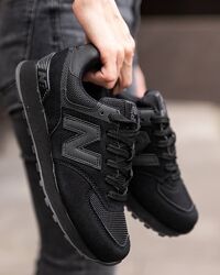 р.36-41  Кроссовки New Balance 574 Total Black NB090