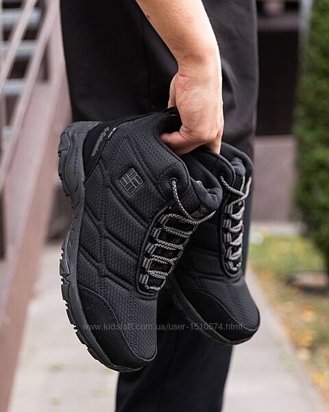 р 46 Кроссовки GORE-TEX Columbia Waterproof Triple Black CL018  
