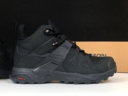 р.41,44,45 Кроссовки Salomon X Ultra 4 Mid GTX черные  KS 12394