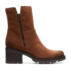 р.37, 38 Clarks женские  замшевые высокие ботинки оригинал